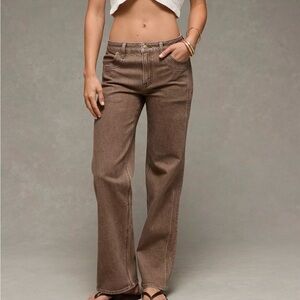 Stylish Tan Wide-Leg Pants Brand new never worn-short